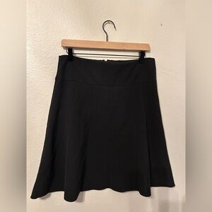 Vintage Black A-Line Skirt – M/L – Flirty • Minimalist • Cottagecore • Classic